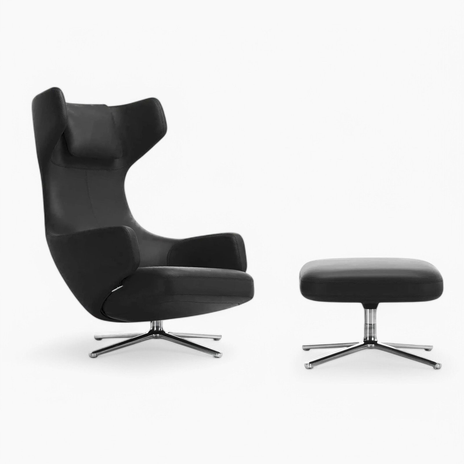 BradfordChair-Black_4-1 Grand Repos and Ottoman Replica by Antonio Citterio for Vitra - Image 1