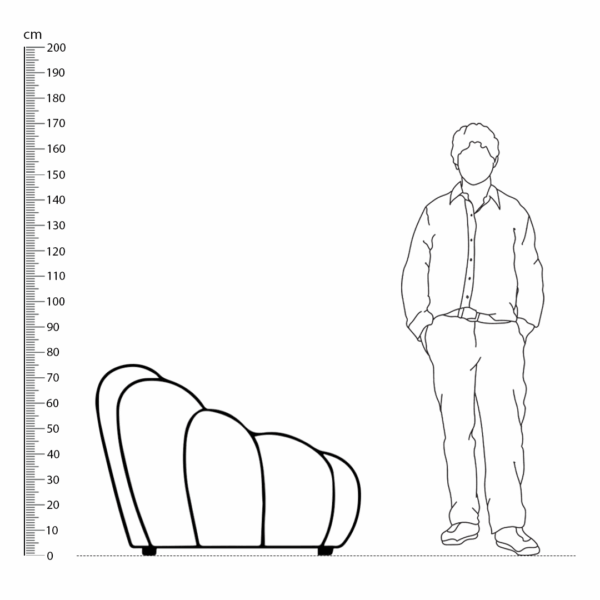 Bubble Sofa Three Seater Replica by Sacha Lakic for Roche-Bobois - Image 11