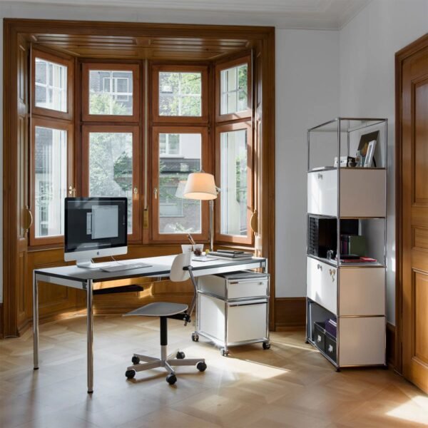 Haller Office Table 69″ Replica by Fritz Haller for USM - Image 7