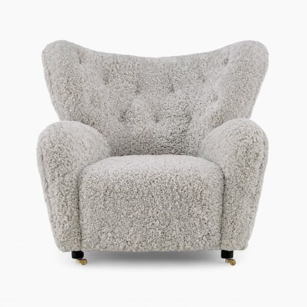 The Tired Man Lounge Chair and Ottoman Replica by Flemming Lassen for Audo Copenhagen - Image 1