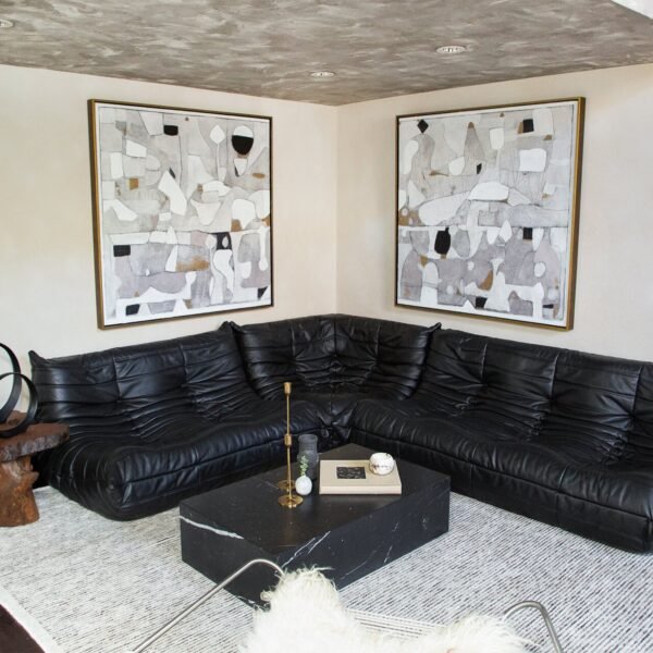 Togo Sofa Leather Replica by Michel Ducaroy for Ligne Roset - Image 7