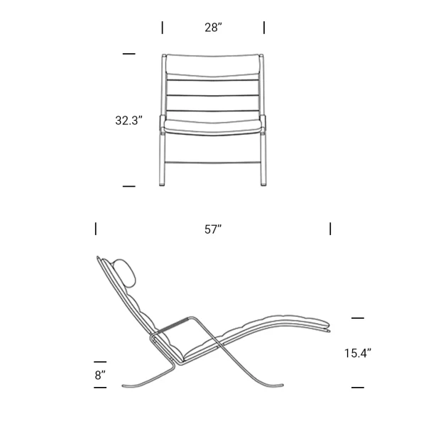 FK87 Grasshopper Lounge Chair Replica by Jorgen Kastholm for Kill International - Image 12